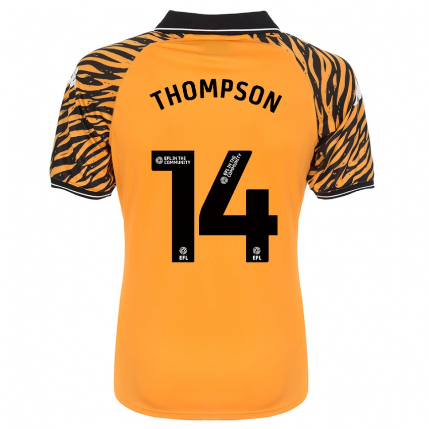 ילדים Katie Thompson #14 כתום שחור ג'רזי ביתית 2025/26 חולצה קצרה