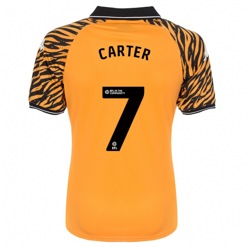 ילדים ראמל קרטר #7 כתום שחור ג'רזי ביתית 2025/26 חולצה קצרה