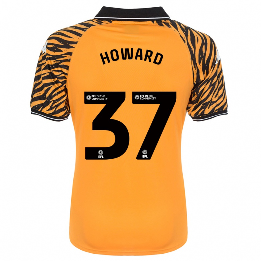 ילדים Scarlet Howard #37 כתום שחור ג'רזי ביתית 2025/26 חולצה קצרה