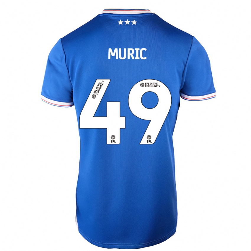 ילדים ארייאנט מוריץ' #49 כחול לבן ג'רזי ביתית 2025/26 חולצה קצרה