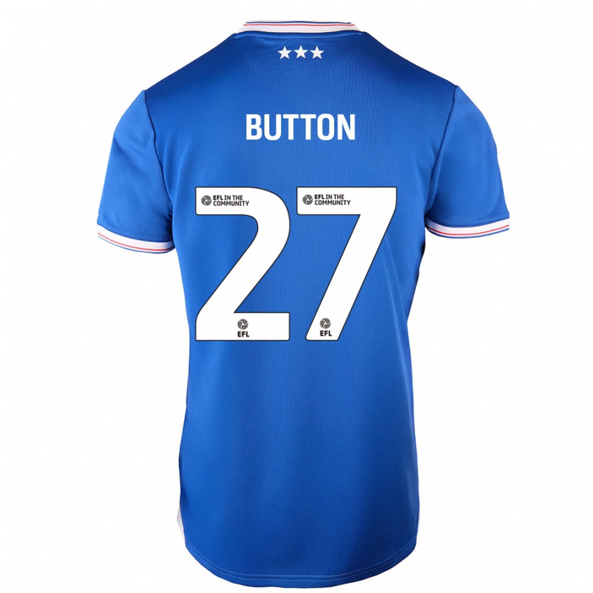 ילדים דייוויד באטן #27 כחול לבן ג'רזי ביתית 2025/26 חולצה קצרה