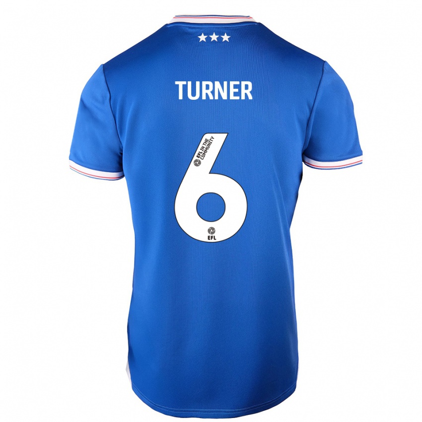 ילדים סטיבן טרנר #6 כחול לבן ג'רזי ביתית 2025/26 חולצה קצרה