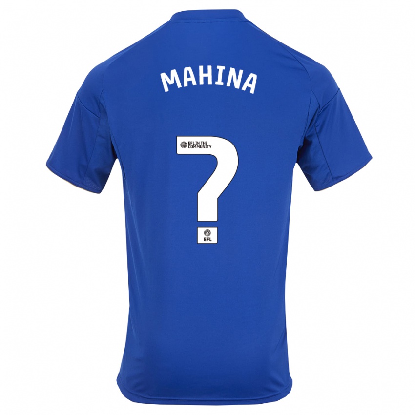ילדים Nazars Mahina #0 כחול זהב ג'רזי ביתית 2025/26 חולצה קצרה