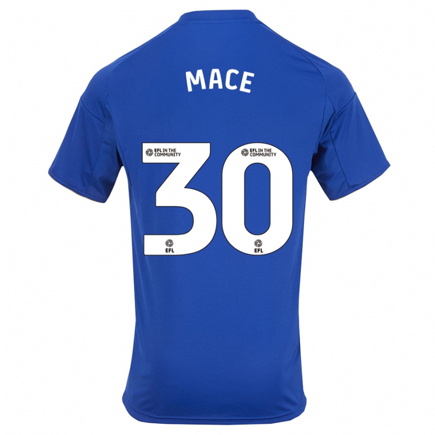 ילדים רובי מייס #30 כחול זהב ג'רזי ביתית 2025/26 חולצה קצרה