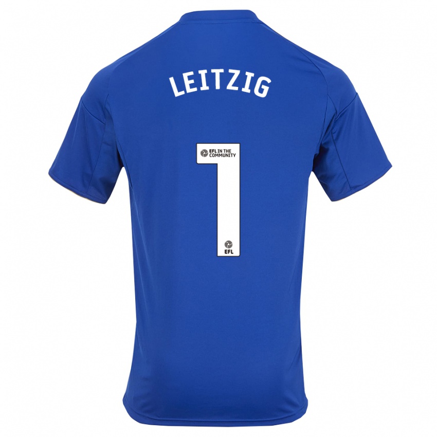 ילדים ג'נינה ליציג #1 כחול זהב ג'רזי ביתית 2025/26 חולצה קצרה