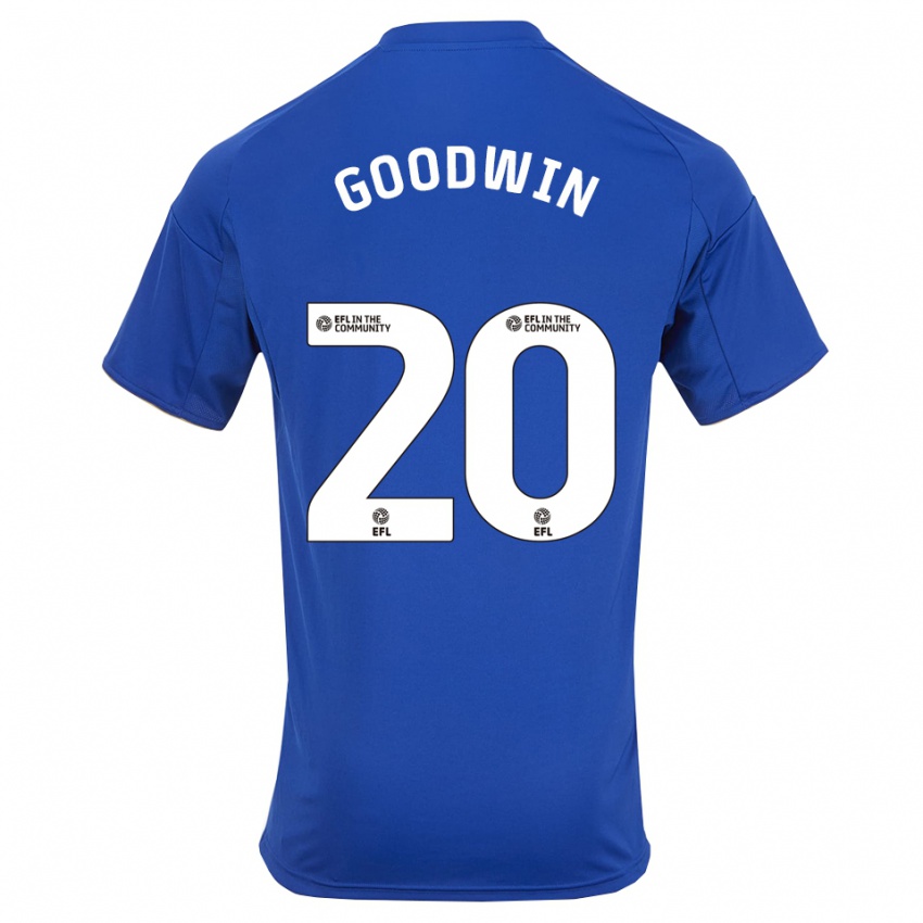 ילדים מיסי גודווין #20 כחול זהב ג'רזי ביתית 2025/26 חולצה קצרה