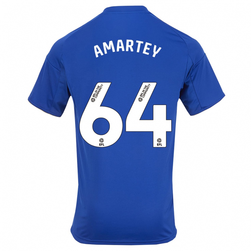 ילדים בובי אמרטי #64 כחול זהב ג'רזי ביתית 2025/26 חולצה קצרה