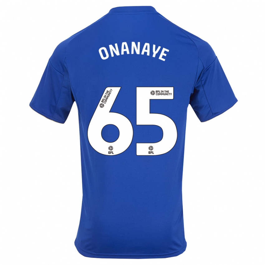ילדים טובי אונאנה #65 כחול זהב ג'רזי ביתית 2025/26 חולצה קצרה