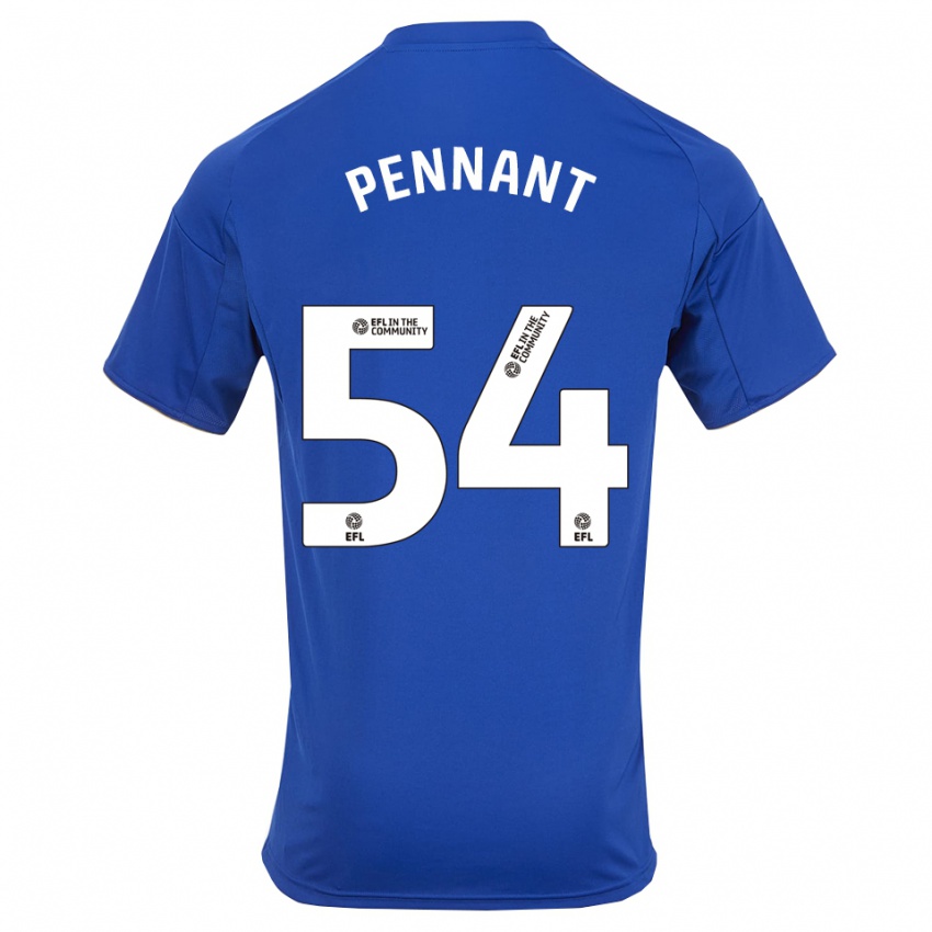 ילדים קיאן פננט #54 כחול זהב ג'רזי ביתית 2025/26 חולצה קצרה