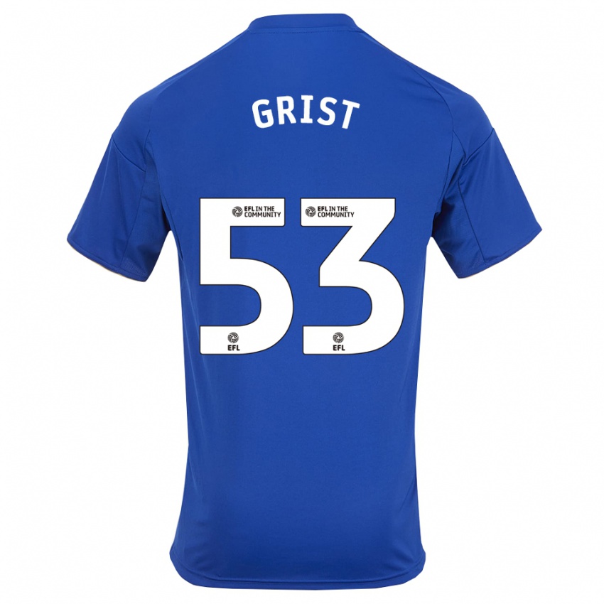 ילדים בנג׳מין גריסט #53 כחול זהב ג'רזי ביתית 2025/26 חולצה קצרה