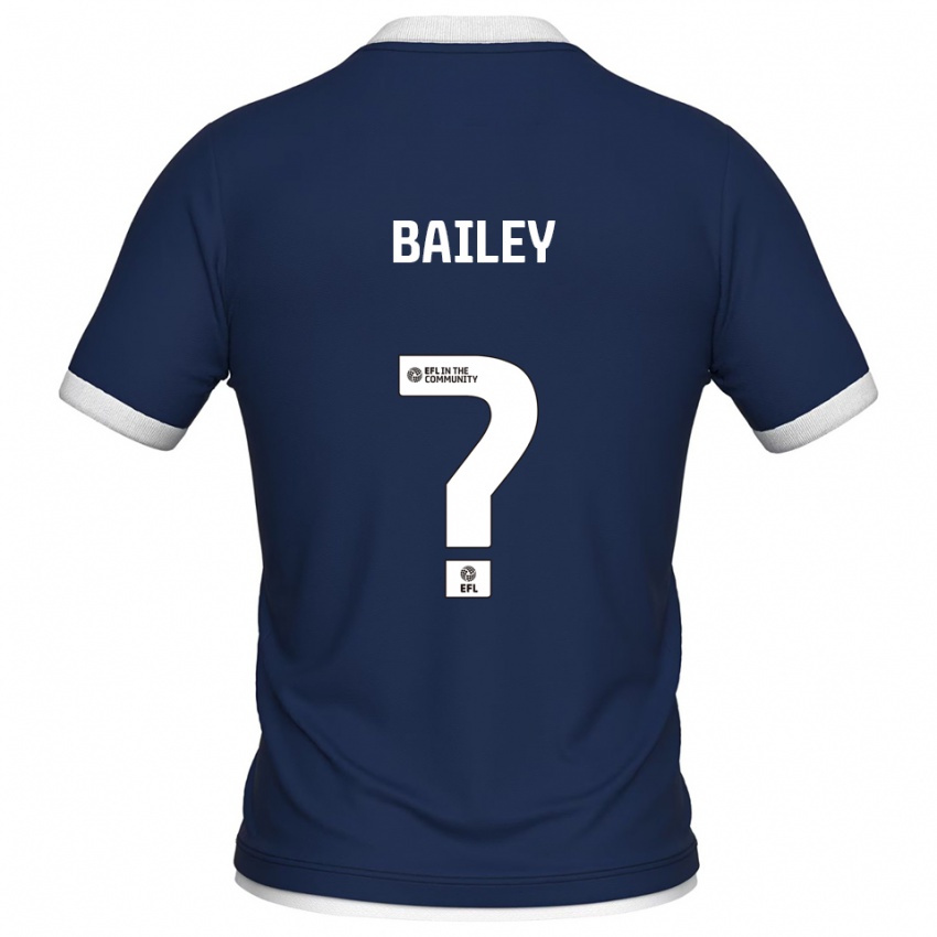 ילדים Ella Bailey #0 כחול נייבי לבן ג'רזי ביתית 2025/26 חולצה קצרה