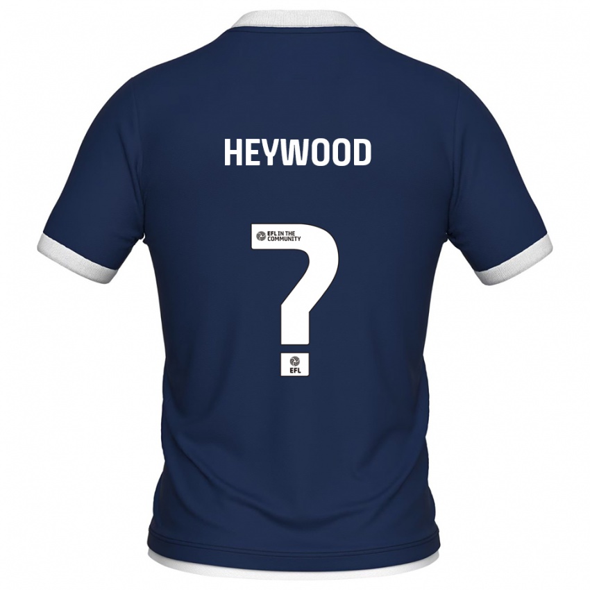 ילדים Kavalli Heywood #0 כחול נייבי לבן ג'רזי ביתית 2025/26 חולצה קצרה