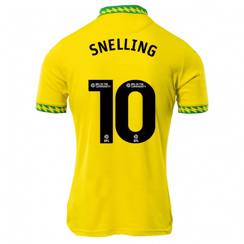 ילדים Natasha Snelling #10 לבן ירוק ג'רזי ביתית 2025/26 חולצה קצרה