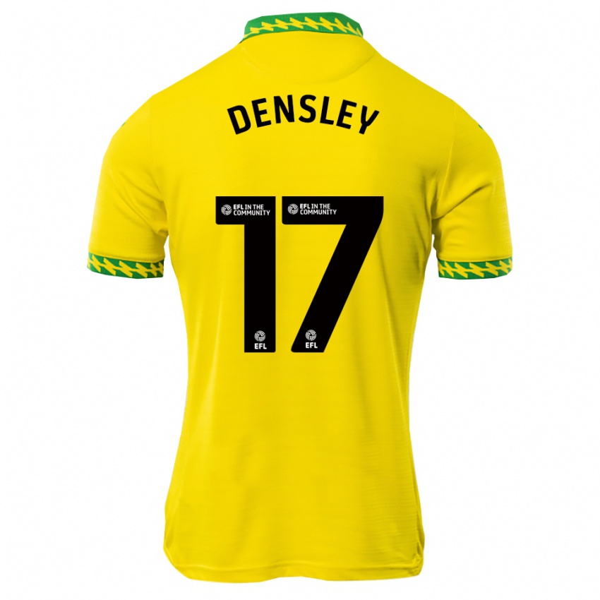 ילדים Lara Densley #17 לבן ירוק ג'רזי ביתית 2025/26 חולצה קצרה