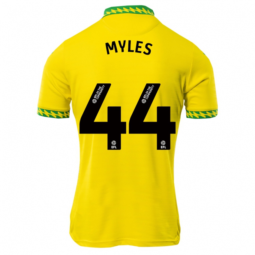 ילדים אליוט ג׳וש מיילס #44 לבן ירוק ג'רזי ביתית 2025/26 חולצה קצרה