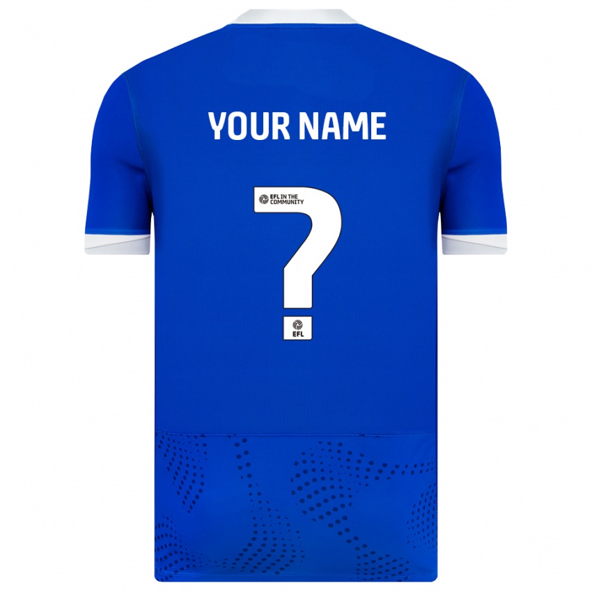 ילדים השם שלך #0 כחול לבן ג'רזי ביתית 2025/26 חולצה קצרה