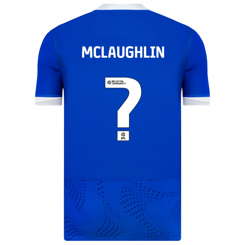 ילדים Erin Mclaughlin #0 כחול לבן ג'רזי ביתית 2025/26 חולצה קצרה