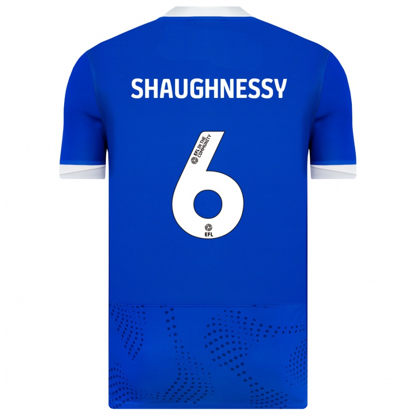 ילדים קונור שונסי #6 כחול לבן ג'רזי ביתית 2025/26 חולצה קצרה