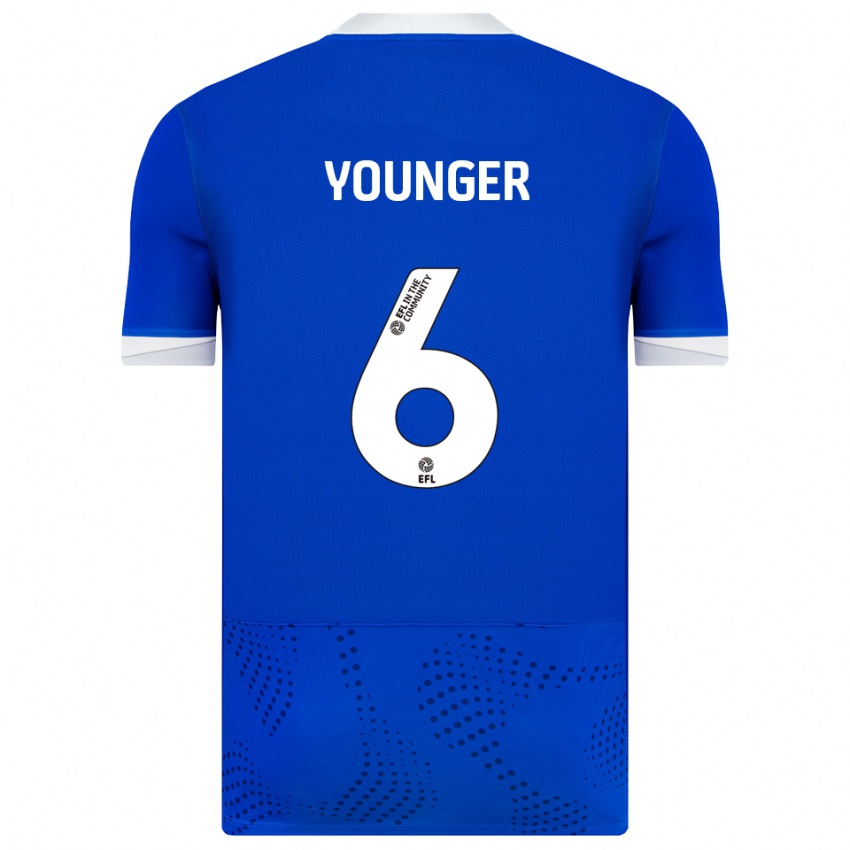 ילדים Jazz Younger #6 כחול לבן ג'רזי ביתית 2025/26 חולצה קצרה