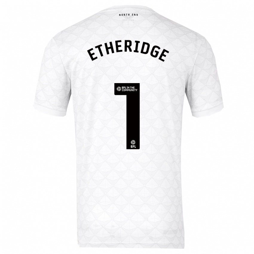 ילדים אלי את׳רידג׳ #1 לבן אדום ג'רזי ביתית 2025/26 חולצה קצרה