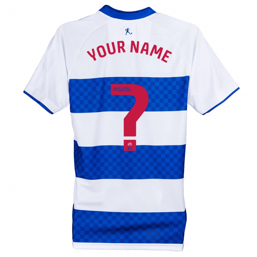 ילדים השם שלך #0 כחול לבן ג'רזי ביתית 2025/26 חולצה קצרה