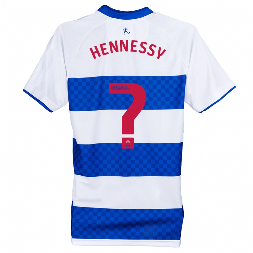 ילדים Laura Hennessy #0 כחול לבן ג'רזי ביתית 2025/26 חולצה קצרה