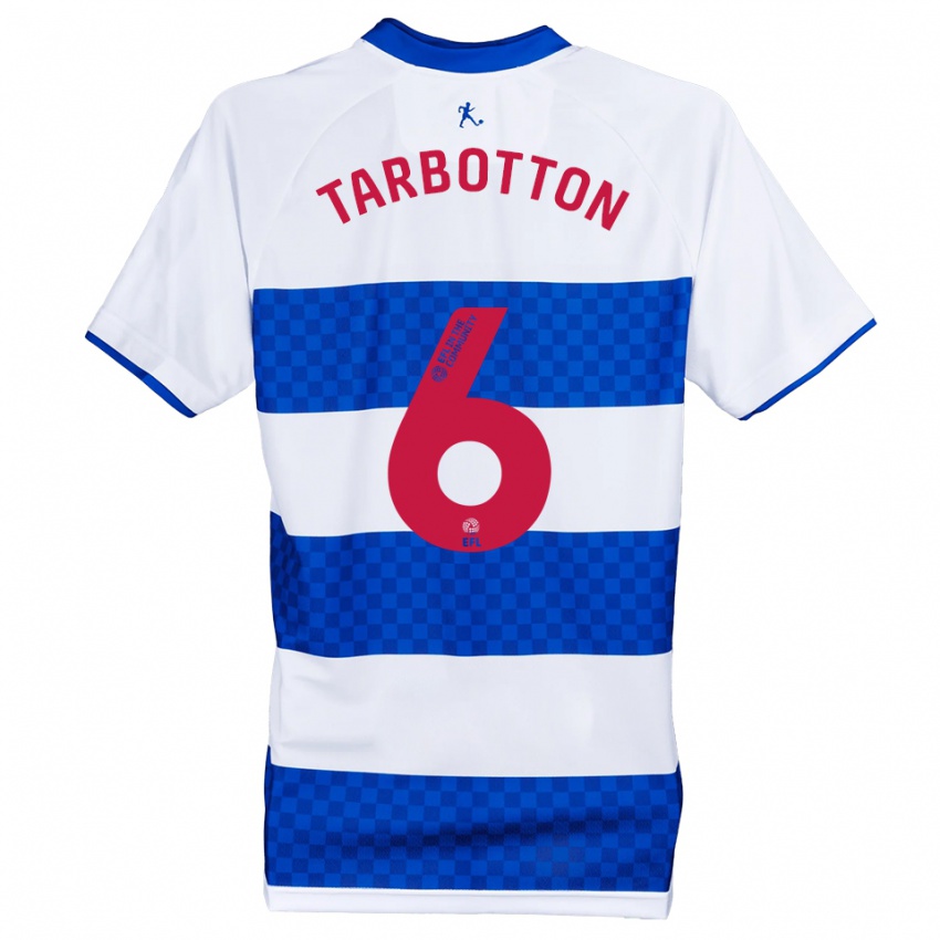 ילדים טדי טרבוטון #6 כחול לבן ג'רזי ביתית 2025/26 חולצה קצרה