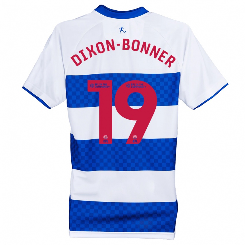 ילדים אלייז'ה דיקסון-בונר #19 כחול לבן ג'רזי ביתית 2025/26 חולצה קצרה