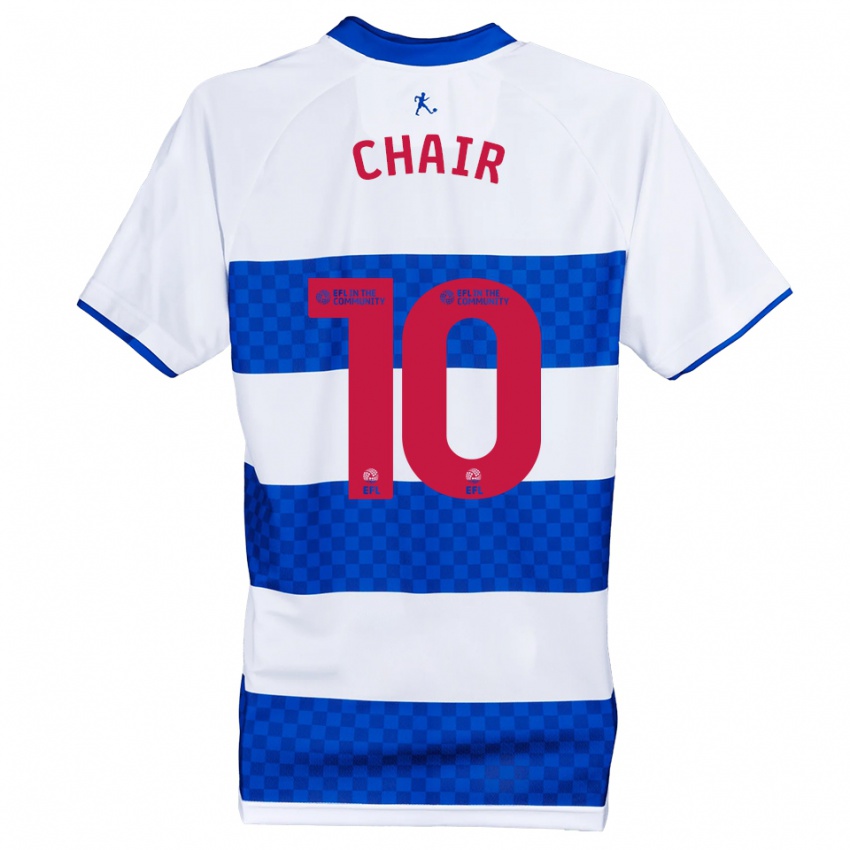 ילדים איליאס צ'יר #10 כחול לבן ג'רזי ביתית 2025/26 חולצה קצרה