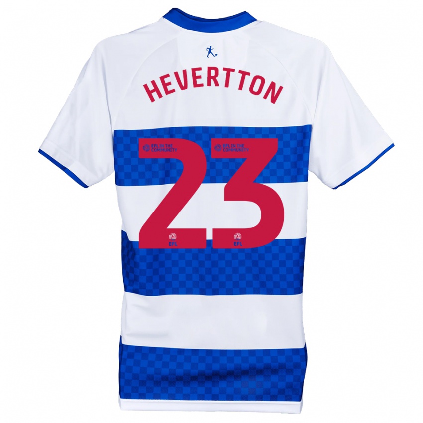 ילדים Hevertton #23 כחול לבן ג'רזי ביתית 2025/26 חולצה קצרה