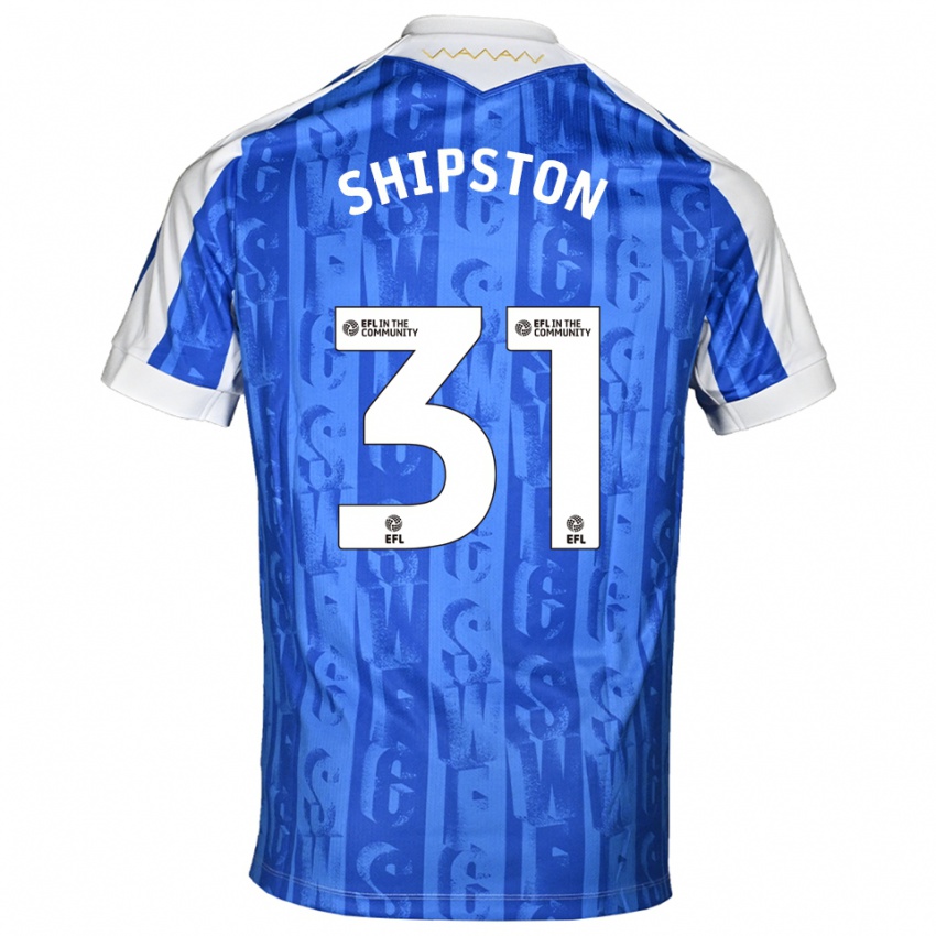 ילדים ריו שיפסטון #31 כחול לבן ג'רזי ביתית 2025/26 חולצה קצרה