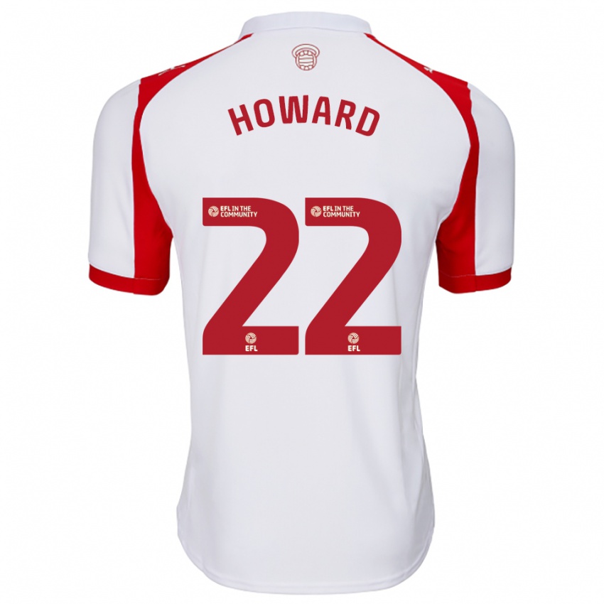 ילדים בת'אני-מיי הווארד #22 לבן אדום ג'רזי ביתית 2025/26 חולצה קצרה