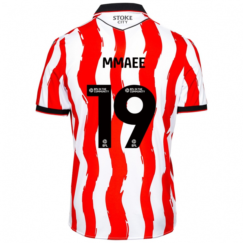 ילדים ראיין מאה #19 לבן אדום ג'רזי ביתית 2025/26 חולצה קצרה