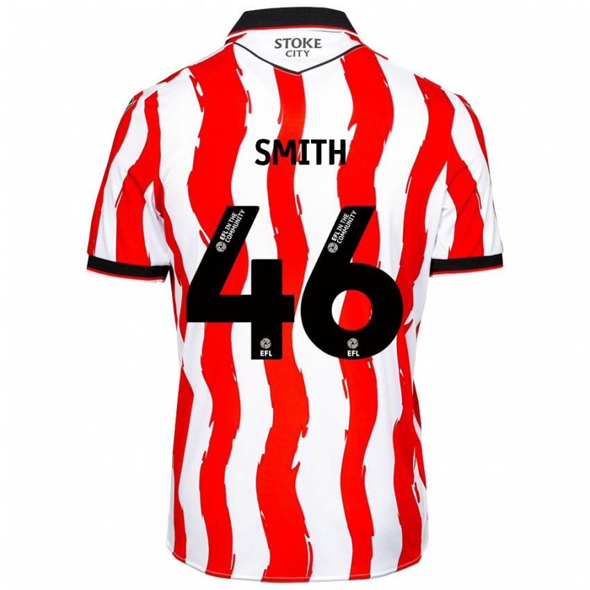 ילדים וויליאם סמית' #46 לבן אדום ג'רזי ביתית 2025/26 חולצה קצרה