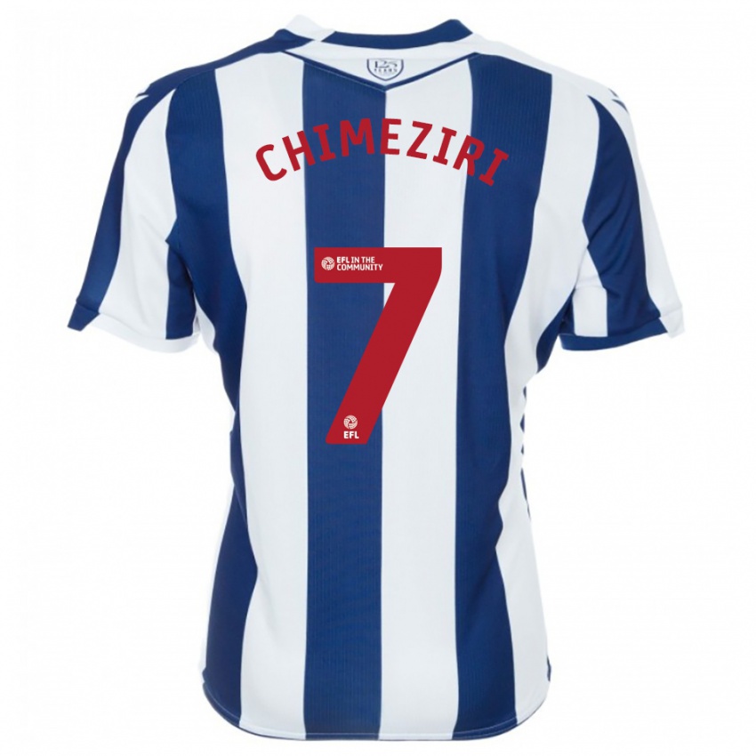 ילדים דן חימזיריס #7 כחול נייבי לבן ג'רזי ביתית 2025/26 חולצה קצרה