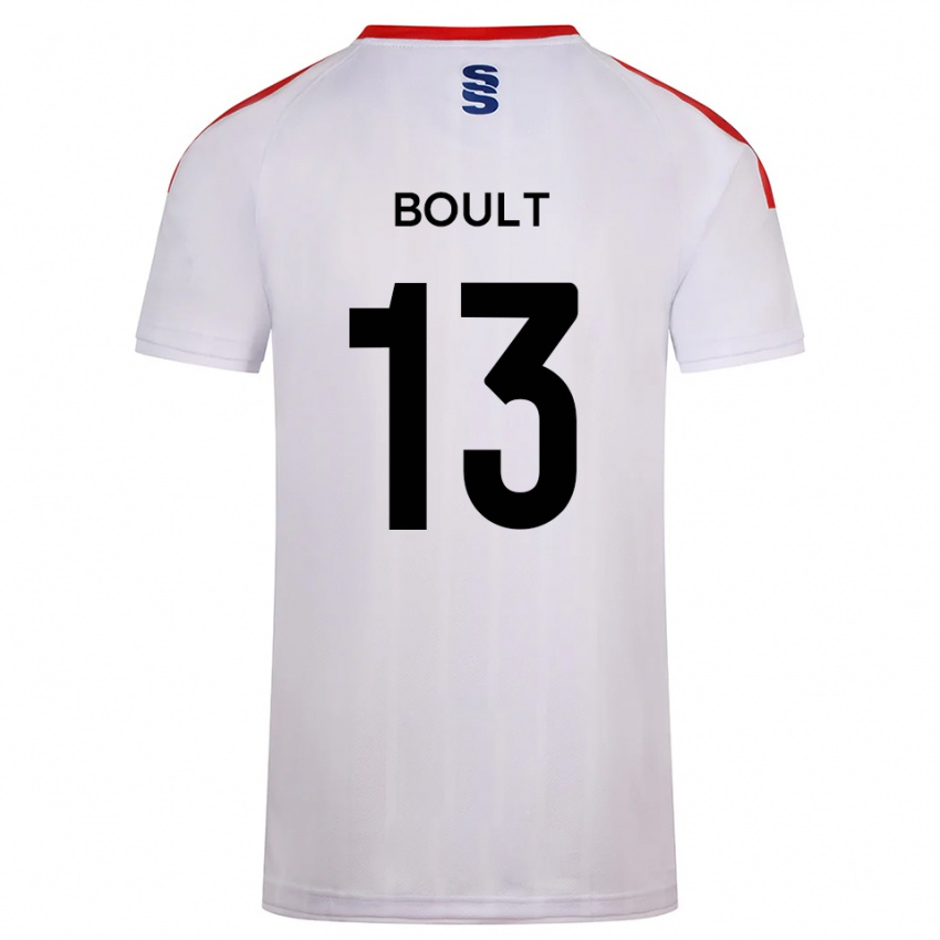 ילדים Jack Boult #13 לבן כחול נייבי ג'רזי ביתית 2025/26 חולצה קצרה