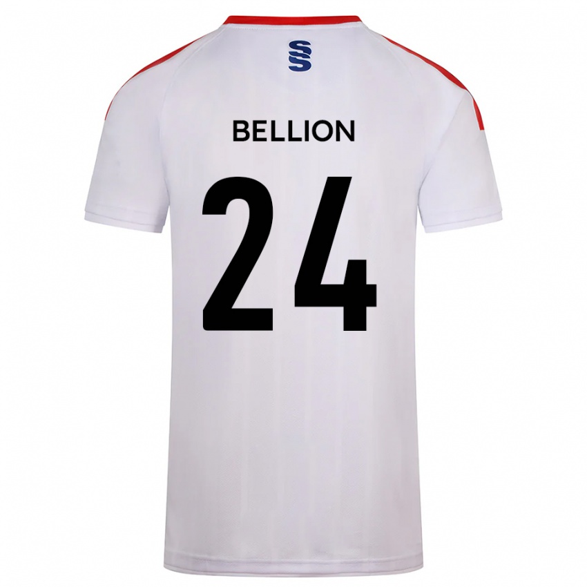 ילדים Daniel Bellion #24 לבן כחול נייבי ג'רזי ביתית 2025/26 חולצה קצרה