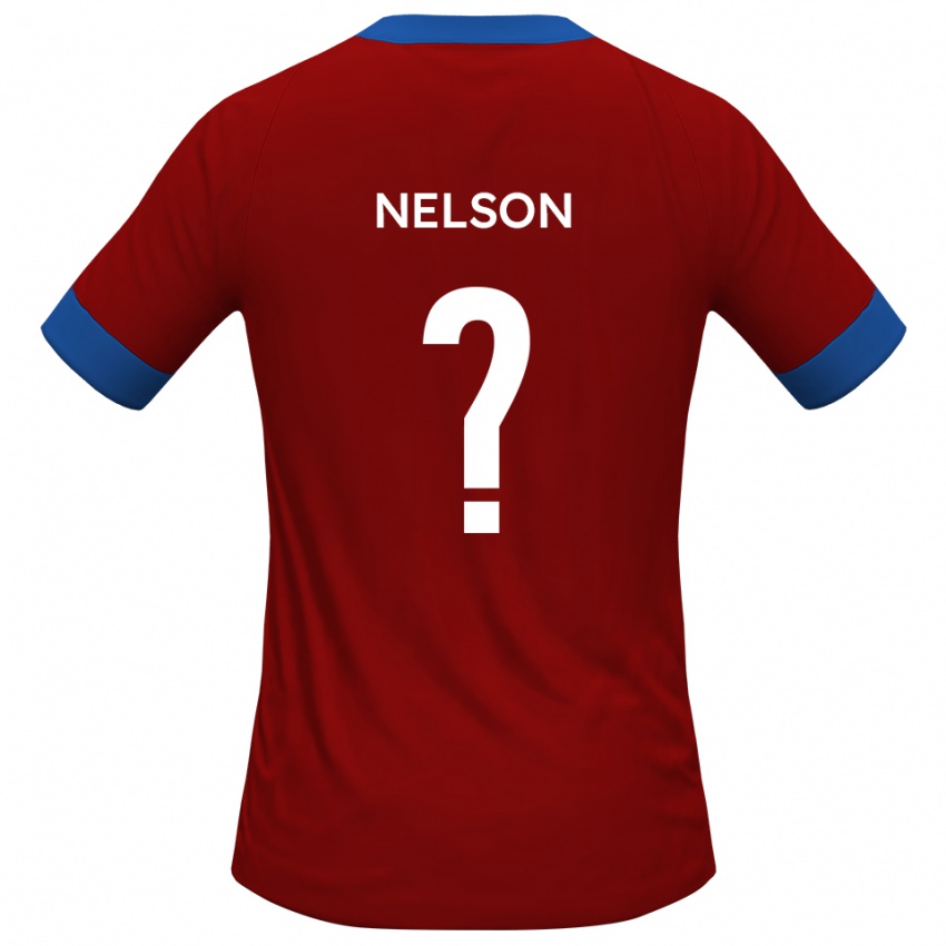 ילדים Toby Nelson #0 כחול אדום ג'רזי ביתית 2025/26 חולצה קצרה