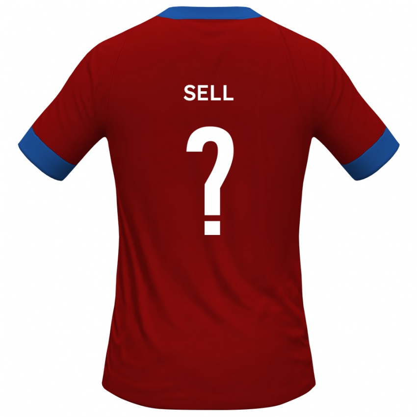 ילדים Charlie Sell #0 כחול אדום ג'רזי ביתית 2025/26 חולצה קצרה