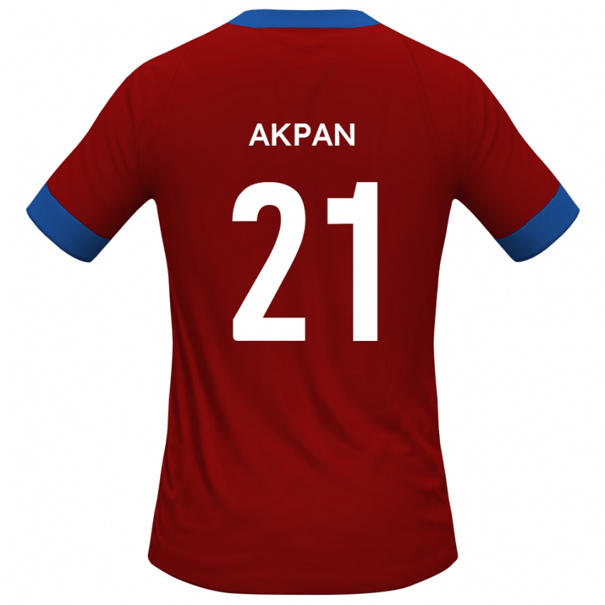 ילדים אשלי אקפן #21 כחול אדום ג'רזי ביתית 2025/26 חולצה קצרה