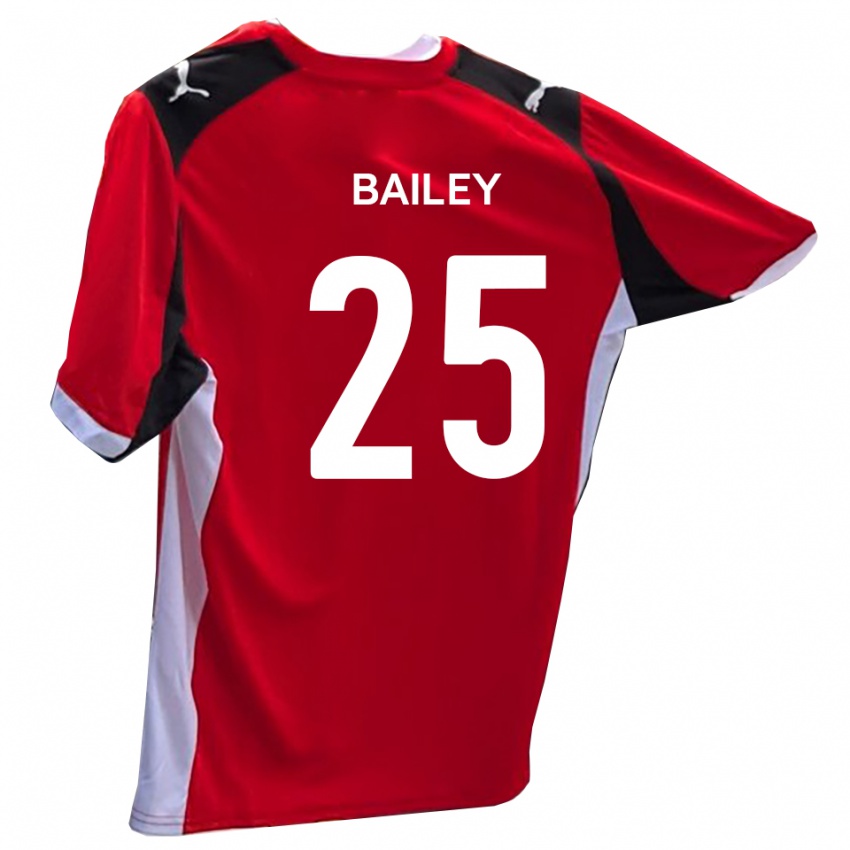 ילדים Joel Bailey #25 אדום לבן ג'רזי ביתית 2025/26 חולצה קצרה