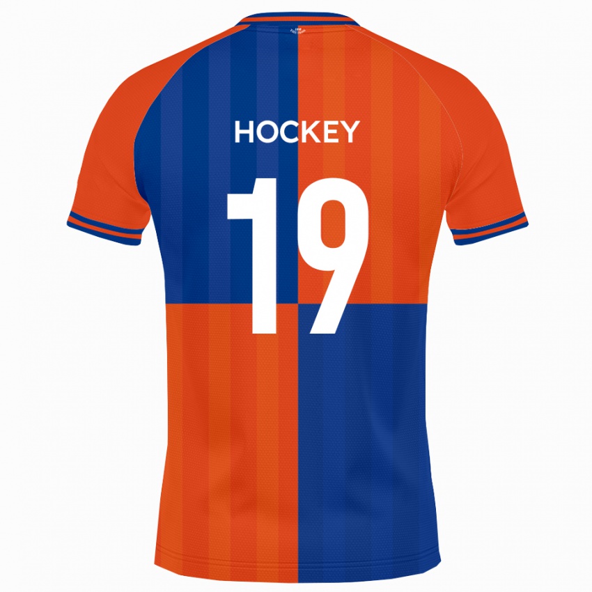 ילדים פרדי ג׳יימס הוקי #19 כתום כחול מלכותי ג'רזי ביתית 2025/26 חולצה קצרה