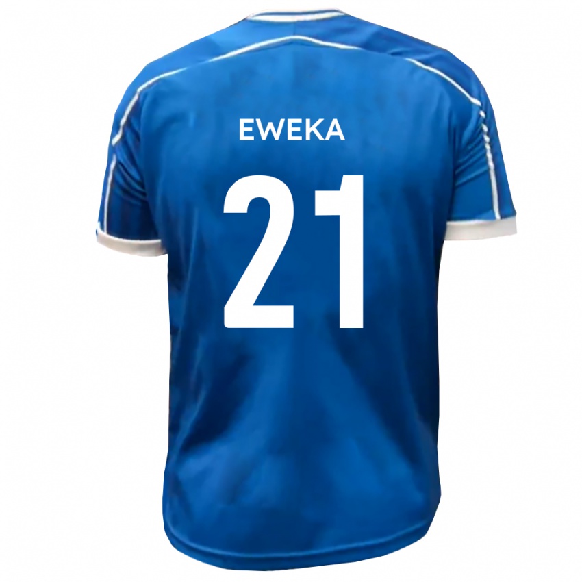 ילדים טמיטופ אווקה #21 כחול לבן ג'רזי ביתית 2025/26 חולצה קצרה