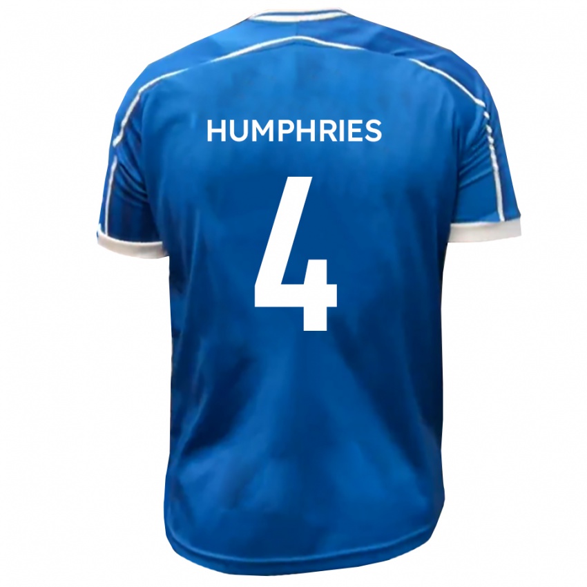 ילדים לויד האמפריס #4 כחול לבן ג'רזי ביתית 2025/26 חולצה קצרה