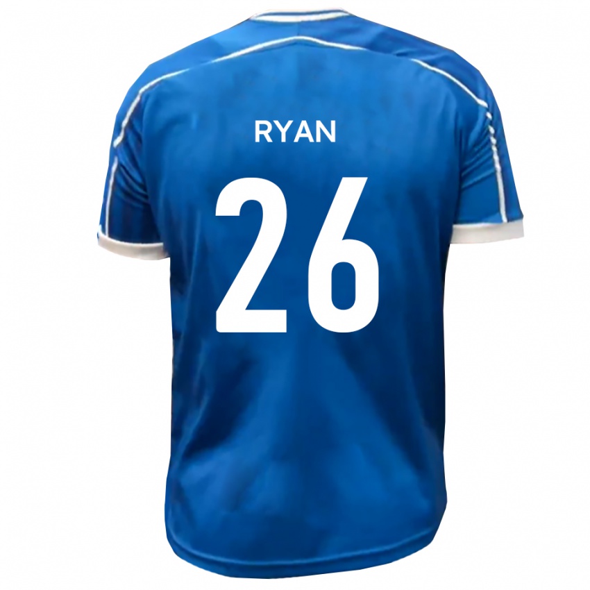 ילדים Joe Ryan #26 כחול לבן ג'רזי ביתית 2025/26 חולצה קצרה