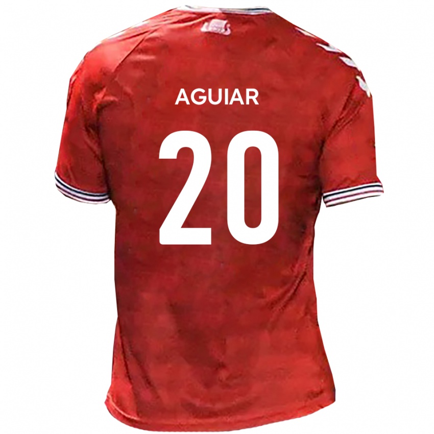 ילדים ריקי אגייאר #20 אדום לבן ג'רזי ביתית 2025/26 חולצה קצרה