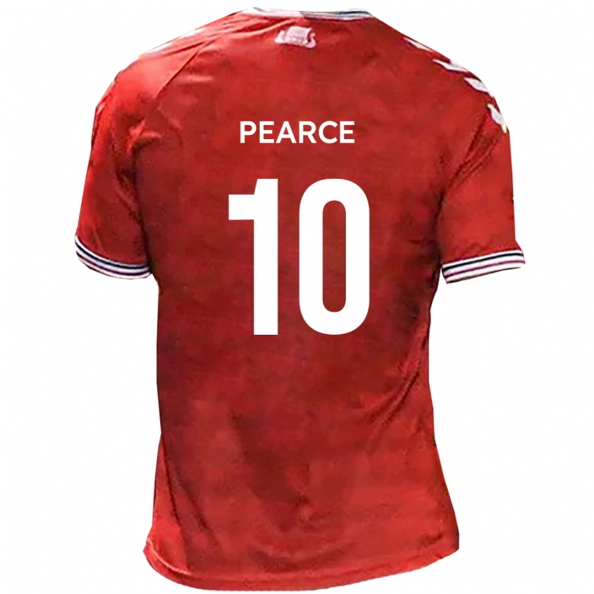 ילדים אולי פירס #10 אדום לבן ג'רזי ביתית 2025/26 חולצה קצרה