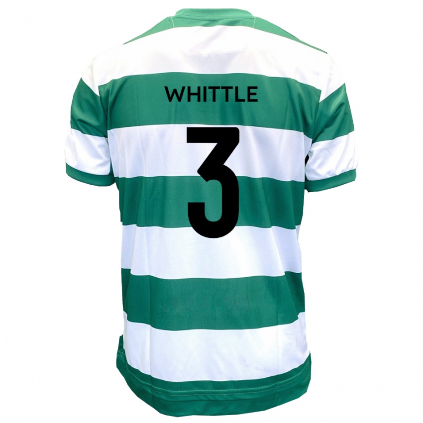 ילדים אלכס ויטל #3 ירוק לבן ג'רזי ביתית 2025/26 חולצה קצרה