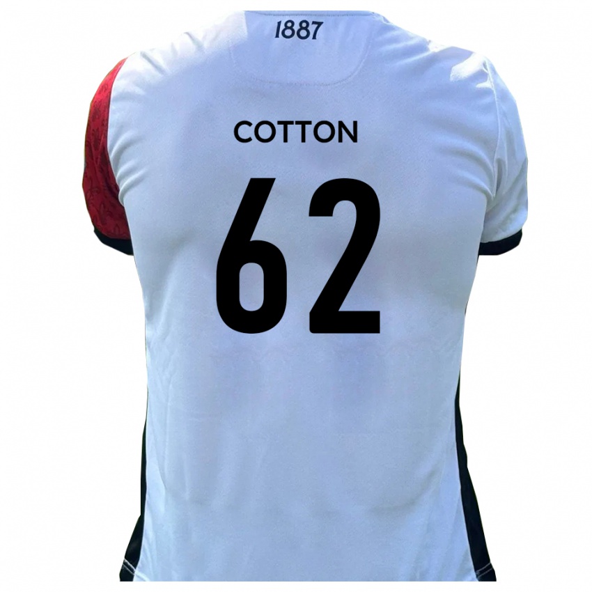 ילדים Bailey Cotton #62 אדום לבן ג'רזי ביתית 2025/26 חולצה קצרה