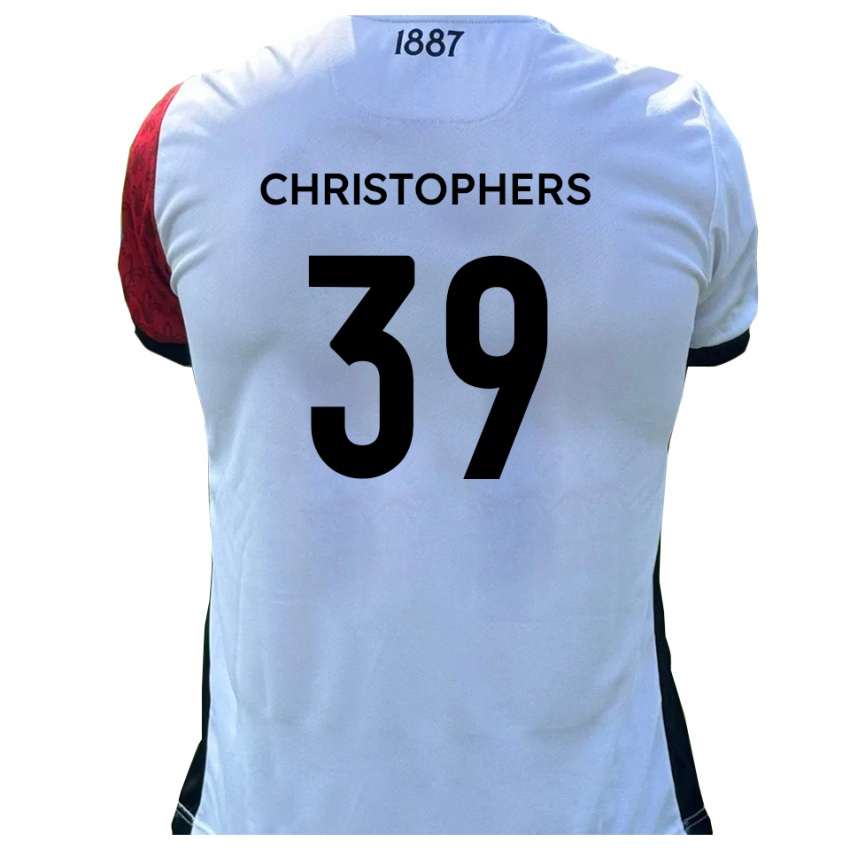 ילדים ליאו וויליאם כריסטופרס #39 אדום לבן ג'רזי ביתית 2025/26 חולצה קצרה